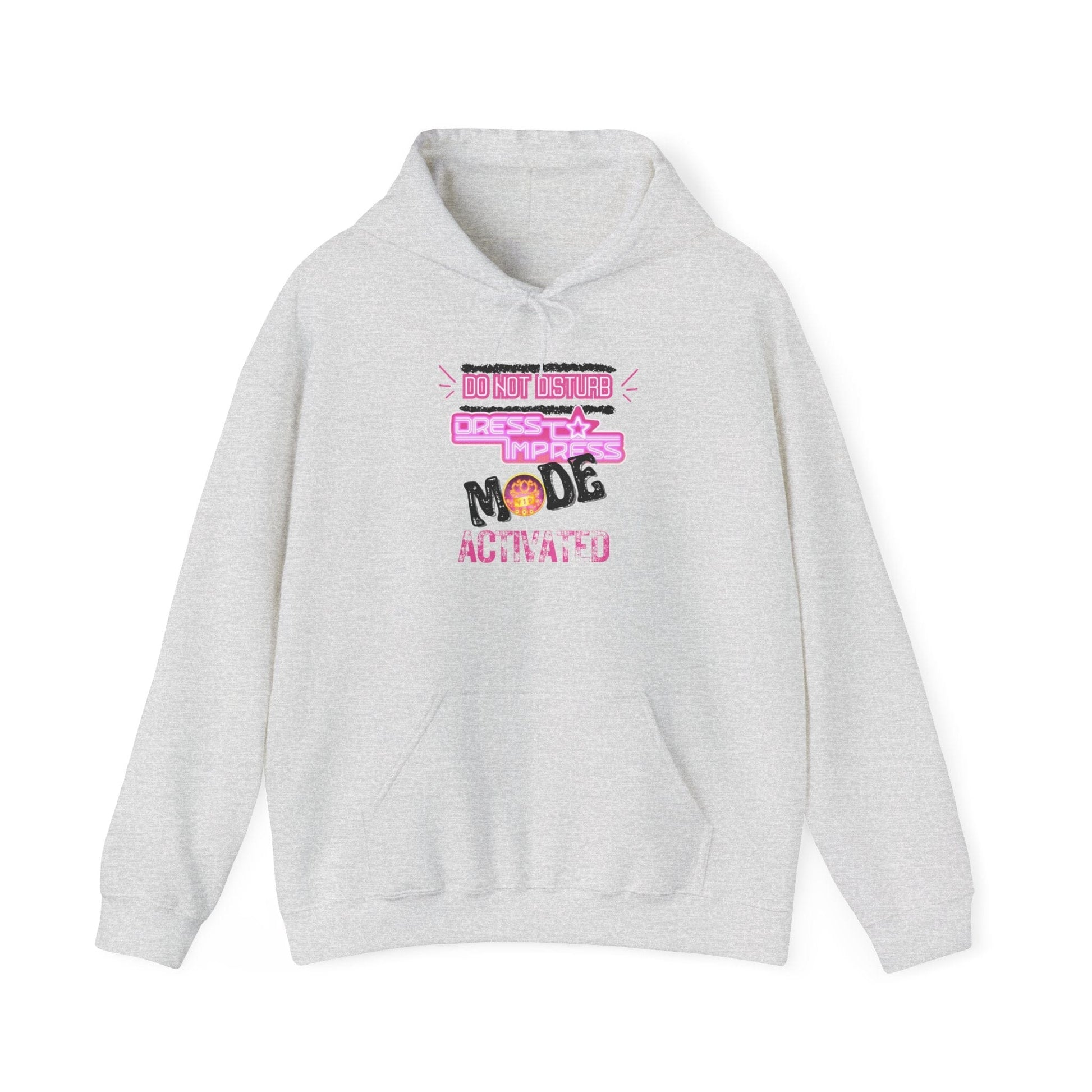 Printify Hoodie S / Ash Do not disturb Dress to Impress mode activated DTI Dress to Impress Roblox Fashion Game Unisex Heavy Blend™ Hooded Sweatshirt