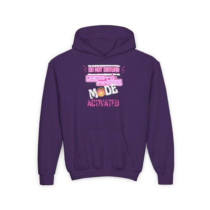 Printify Kids clothes S / Purple Do not disturb Dress to Impress mode activated DTI Dress to Impress Roblox Fashion Game Youth Hoodie