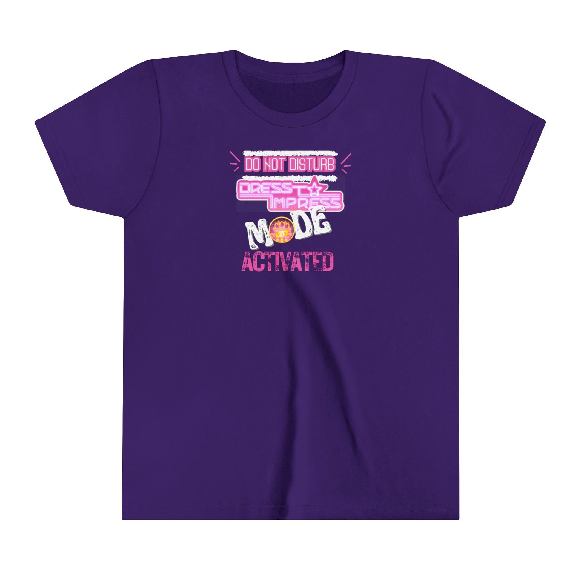 Printify Kids clothes Team Purple / S Do not disturb Dress to Impress mode activated DTI Dress to Impress Roblox Fashion Game Youth Short Sleeve Tee