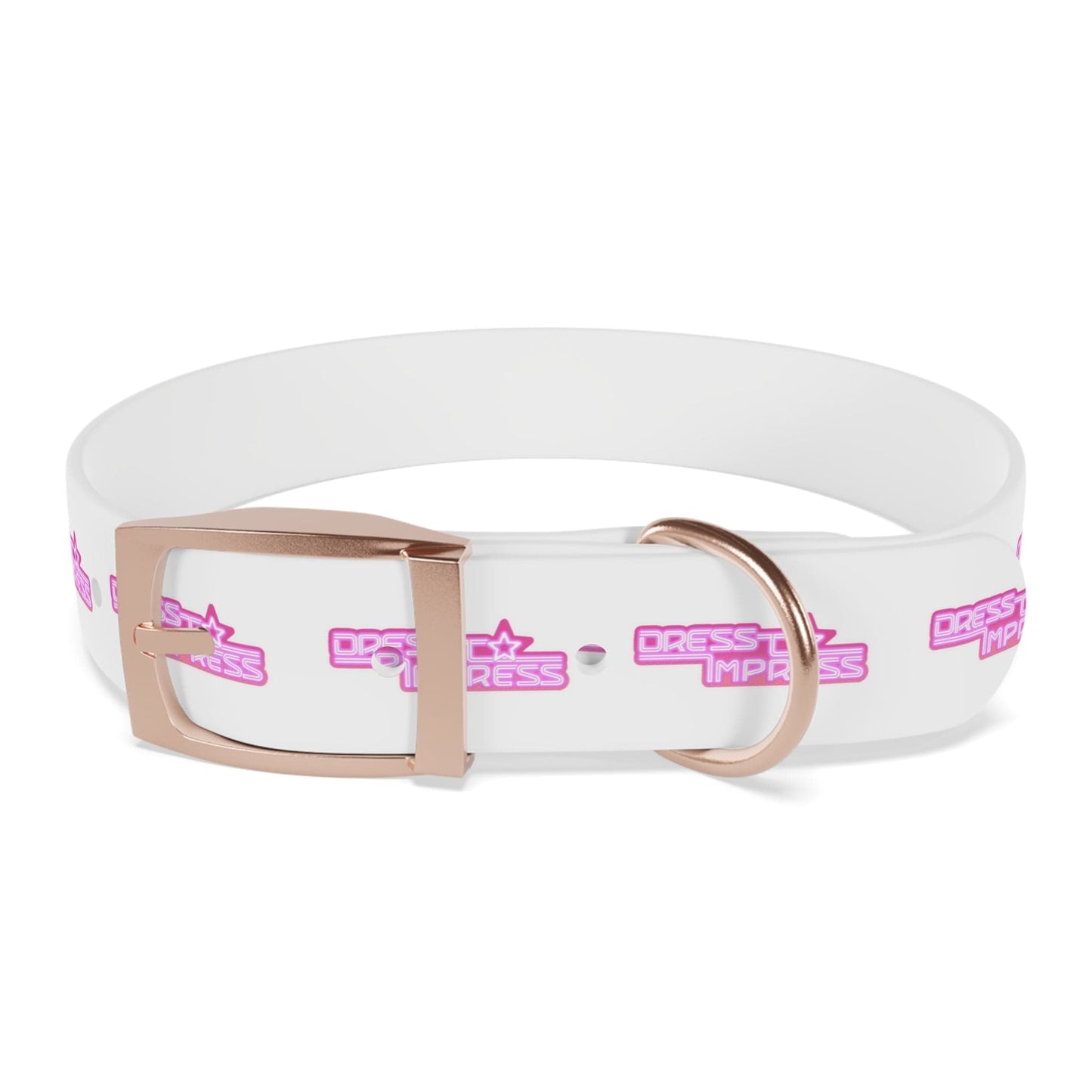 Printify Pets M / Rose Gold / TPU DTI Dress to Impress Logo Roblox Fashion Game Dog Cat Pet Collar