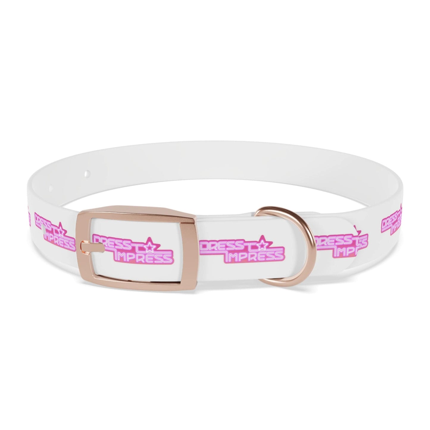 Printify Pets S / Rose Gold / TPU DTI Dress to Impress Logo Roblox Fashion Game Dog Cat Pet Collar