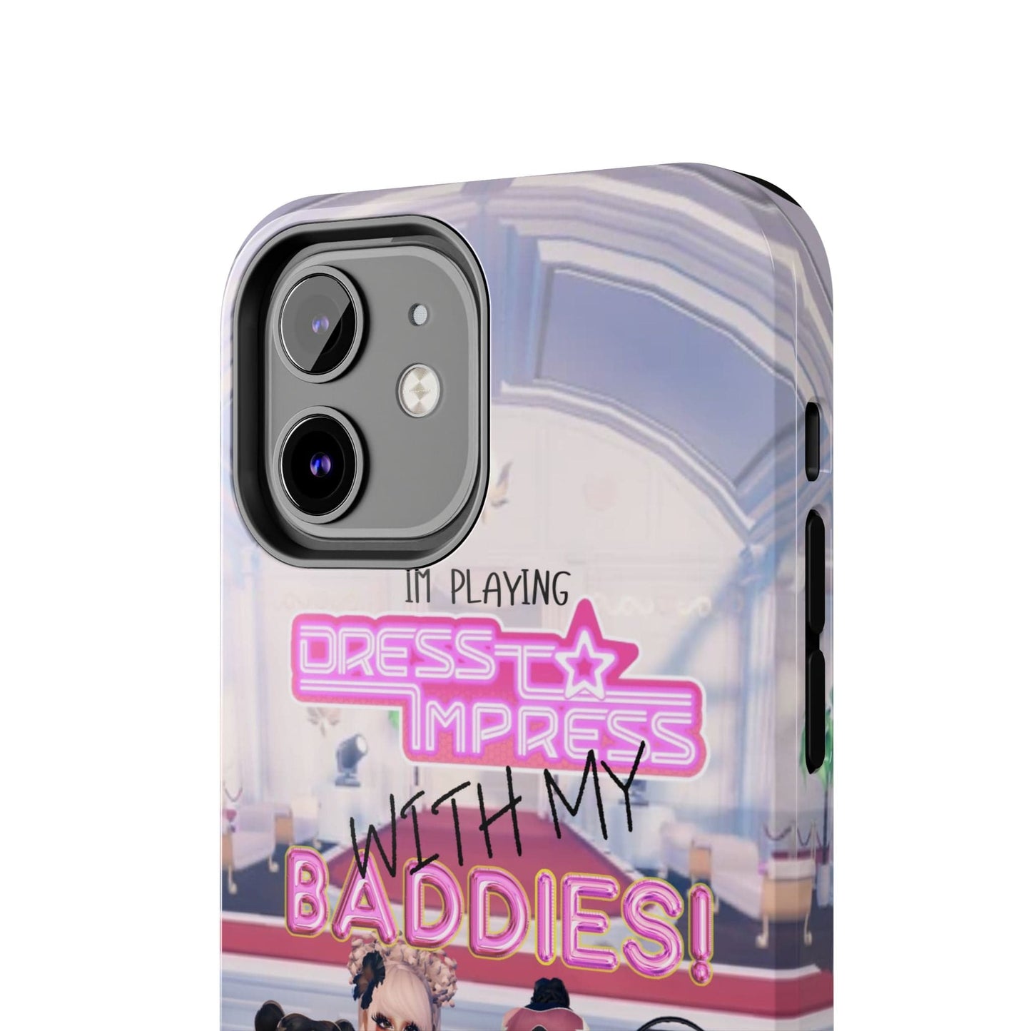 Printify Phone Case Dress to Impress BADDIES DTI Dress to Impress Roblox Fashion Game iPhone Case