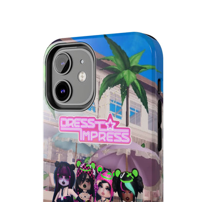 Printify Phone Case iPhone 12 Scene Dress to Impress BADDIES DTI Dress to Impress Roblox Fashion Game iPhone Case