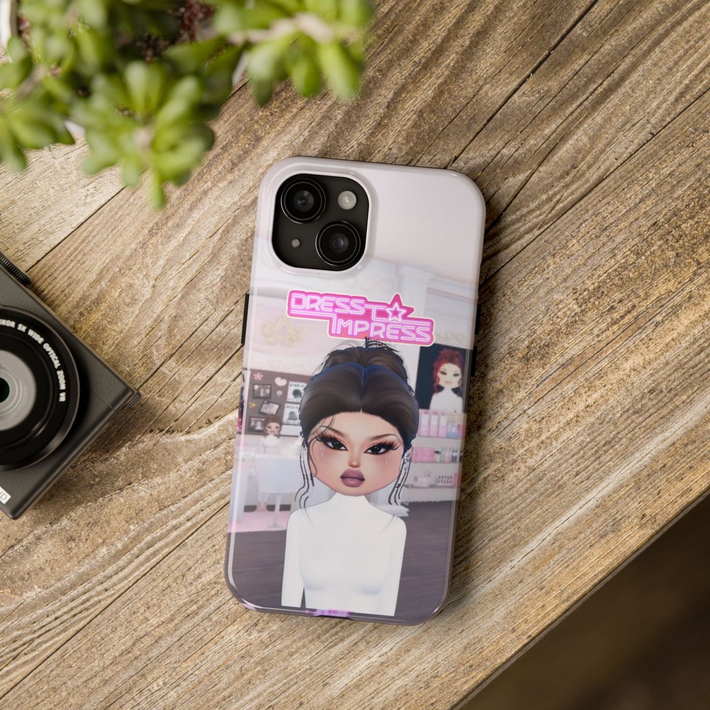 Printify Phone Case Lana DTI Dress to Impress Roblox Fashion Game iPhone Case