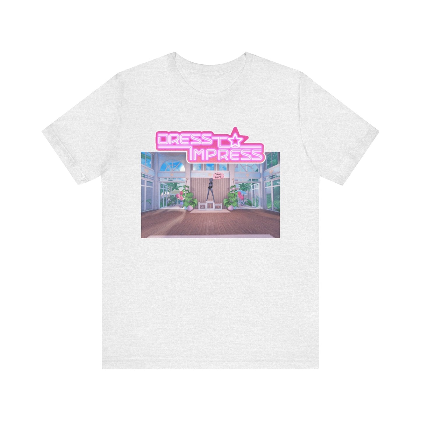 Printify T-Shirt Ash / XS Pose 28 DTI Dress to Impress Roblox Fashion Game Unisex Jersey Short Sleeve Tee