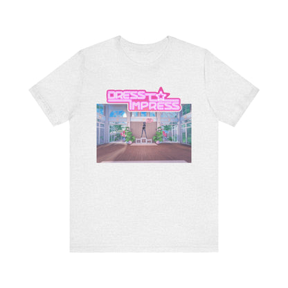 Printify T-Shirt Ash / XS Pose 28 DTI Dress to Impress Roblox Fashion Game Unisex Jersey Short Sleeve Tee