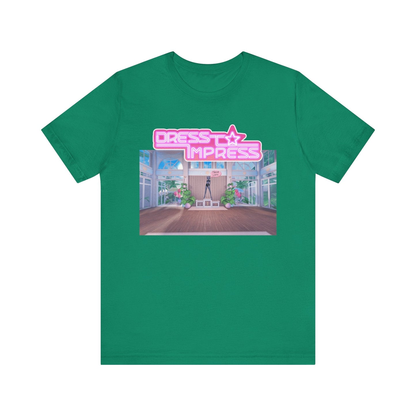 Printify T-Shirt Kelly / XS Pose 28 DTI Dress to Impress Roblox Fashion Game Unisex Jersey Short Sleeve Tee