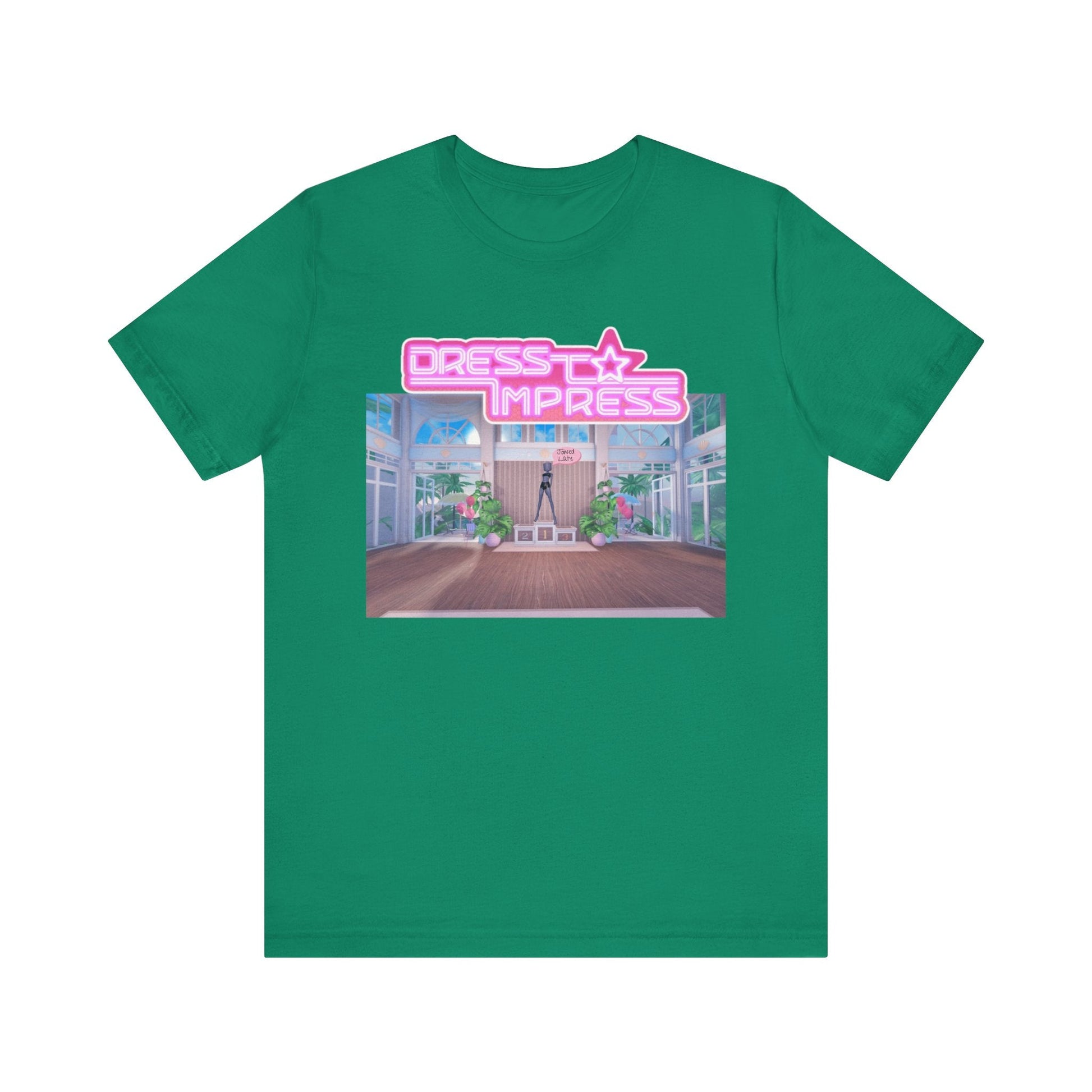 Printify T-Shirt Kelly / XS Pose 28 DTI Dress to Impress Roblox Fashion Game Unisex Jersey Short Sleeve Tee