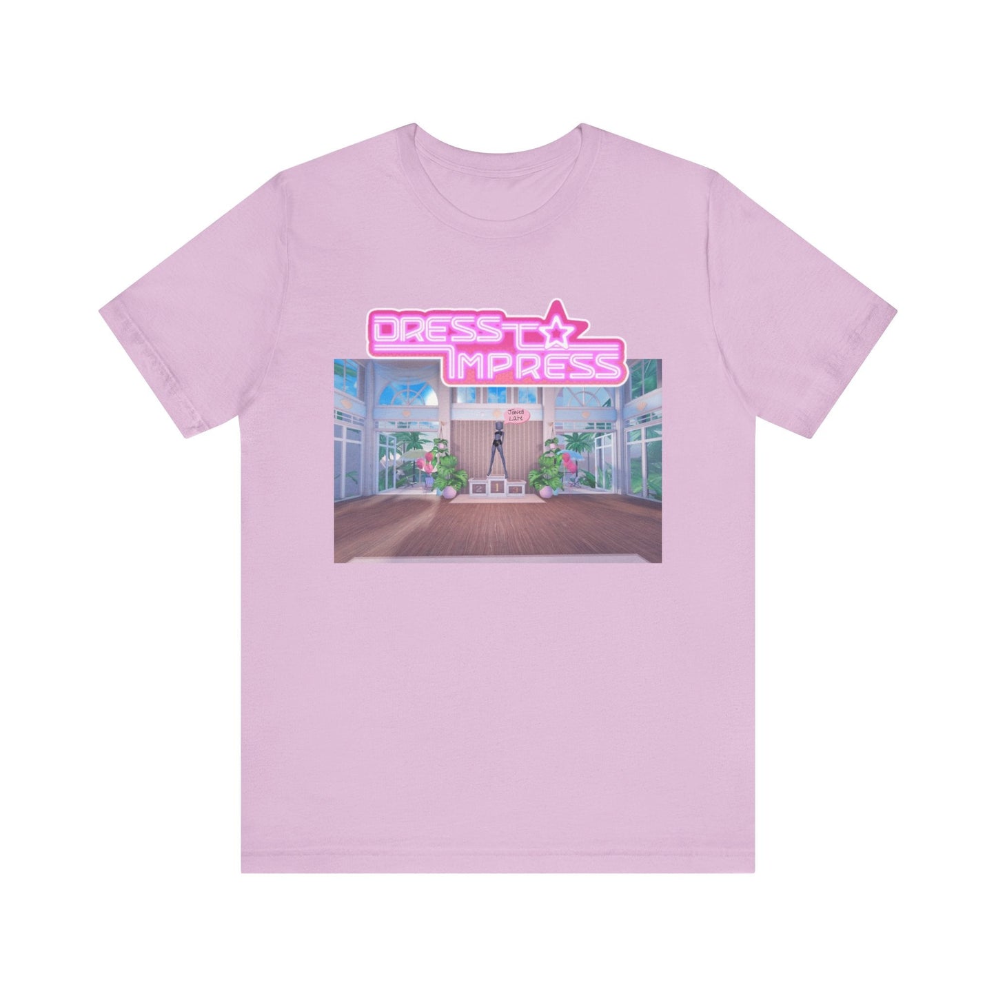 Printify T-Shirt Lilac / XS Pose 28 DTI Dress to Impress Roblox Fashion Game Unisex Jersey Short Sleeve Tee