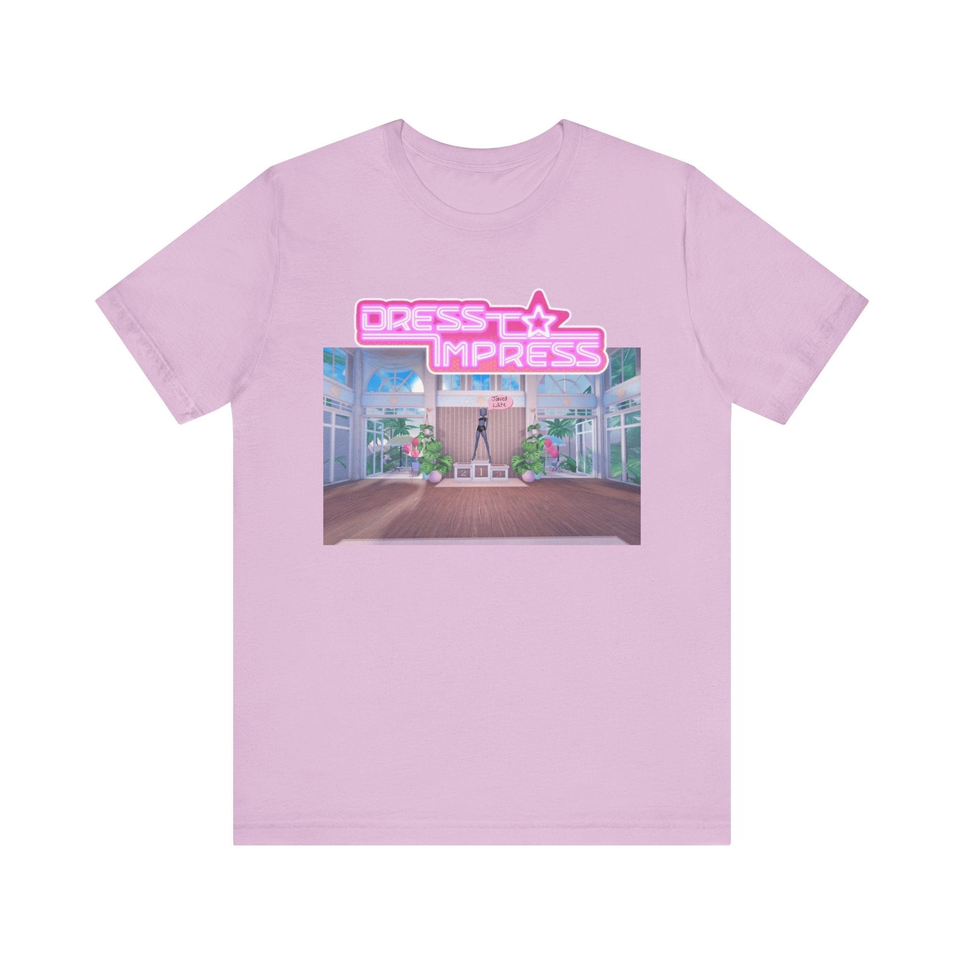 Printify T-Shirt Lilac / XS Pose 28 DTI Dress to Impress Roblox Fashion Game Unisex Jersey Short Sleeve Tee