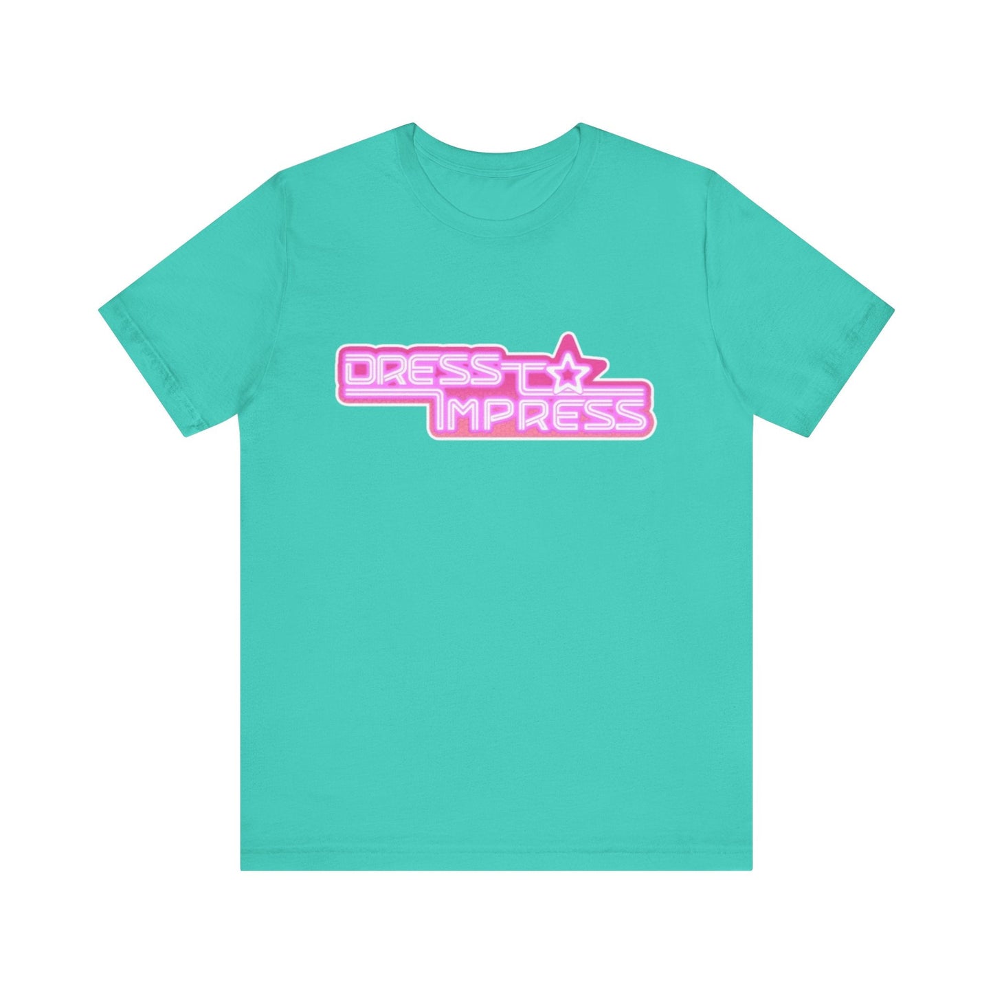 Printify T-Shirt Teal / XS Dress to Impress BADDIE DTI Dress to Impress Roblox Fashion Game Unisex Jersey Short Sleeve Tee