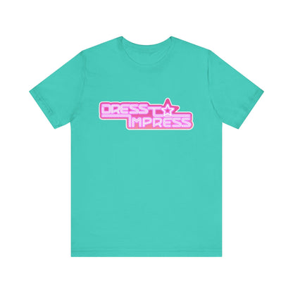 Printify T-Shirt Teal / XS Dress to Impress BADDIE DTI Dress to Impress Roblox Fashion Game Unisex Jersey Short Sleeve Tee