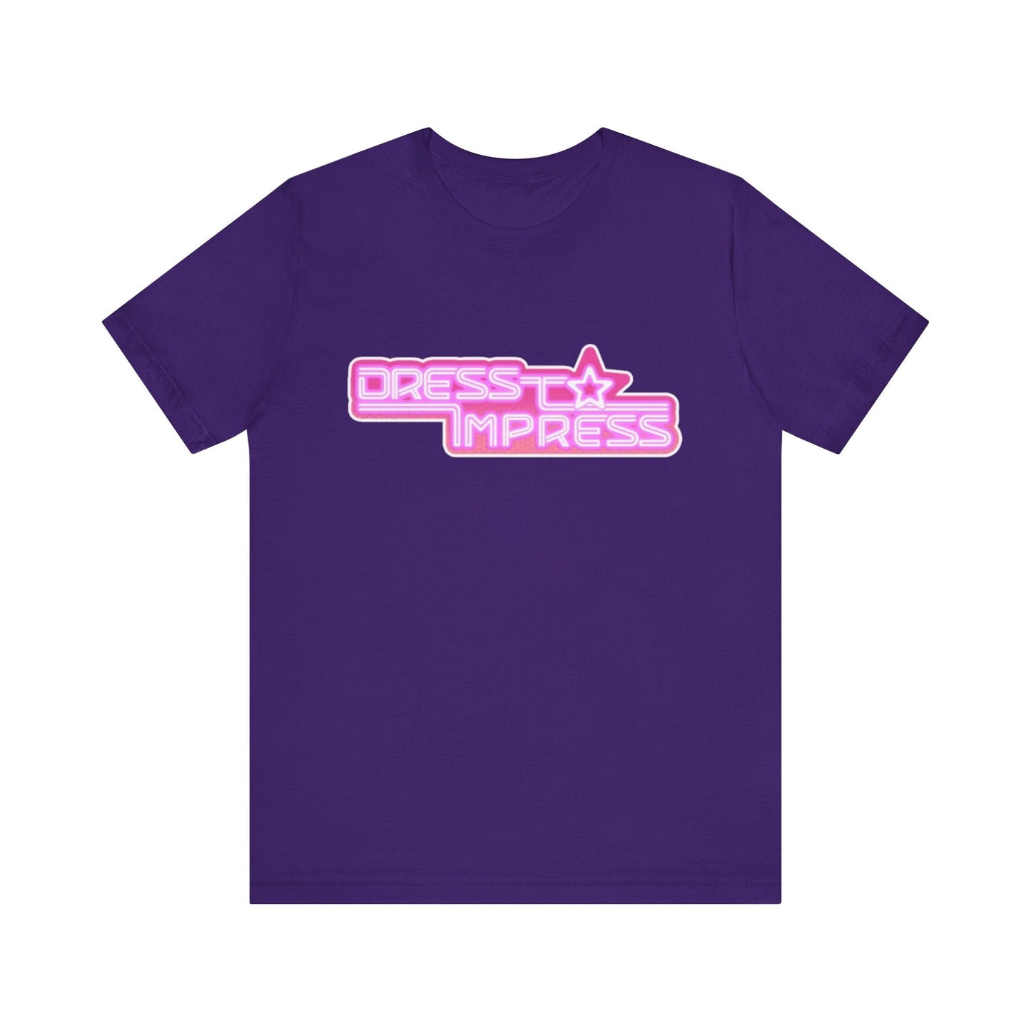 Printify T-Shirt Team Purple / XS Dress to Impress BADDIE DTI Dress to Impress Roblox Fashion Game Unisex Jersey Short Sleeve Tee