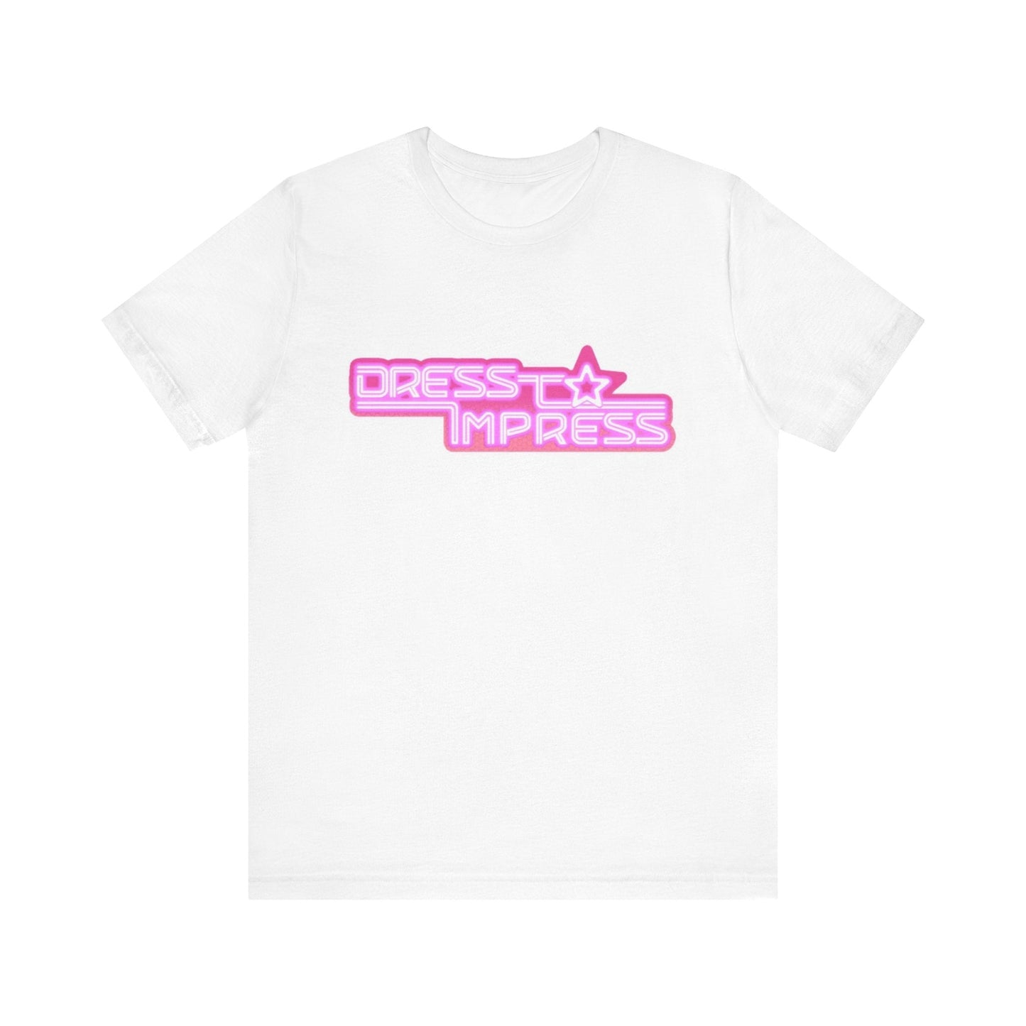 Printify T-Shirt White / XS Dress to Impress BADDIE DTI Dress to Impress Roblox Fashion Game Unisex Jersey Short Sleeve Tee